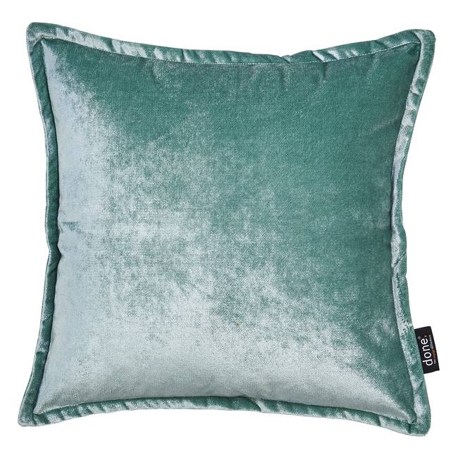 Kissenbezug Glam Türkis/Petrol 45 x 45cm Samt