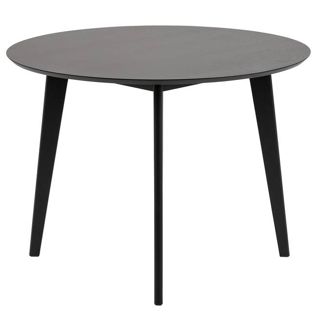 Esstisch Ø 105cm Schwarz/Eiche Schwarz