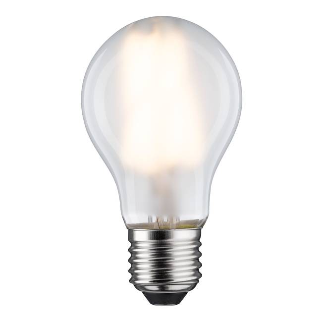 LED-Glühbirne Eco-Line 5W Ø 6cm Weiß/Matt Weiß