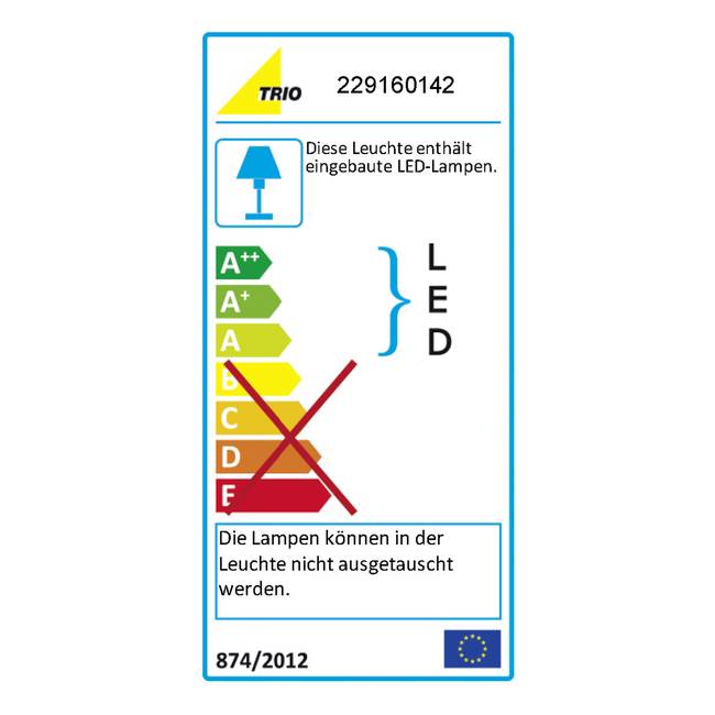 LED-Außenleuchte Tiber 7 x 10cm Grau