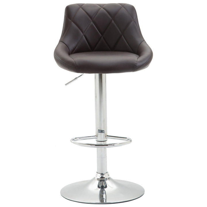 CLP Barhocker, Braun, Metall, 46x83x49 cm, Esszimmer, B