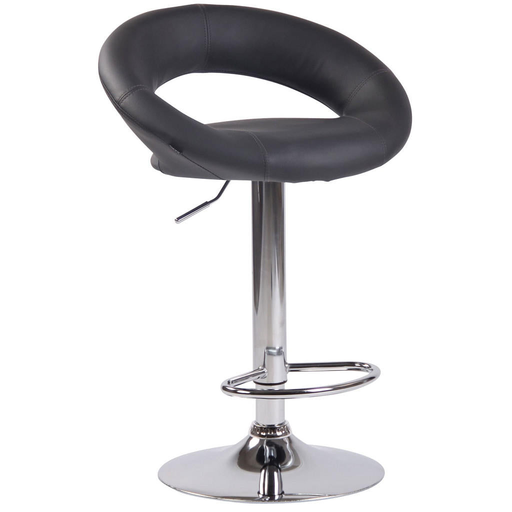 CLP Barhocker, Grau, Metall, 53x80x47 cm, Esszimmer, Ba