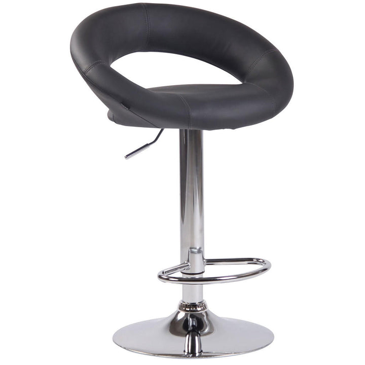CLP Barhocker, Grau, Metall, 53x80x47 cm, Esszimmer, Ba