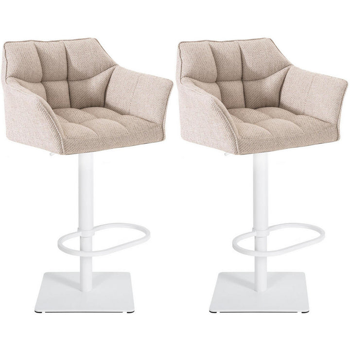 CLP Barhocker, Creme, Metall, 64x88x45 cm, Esszimmer, B