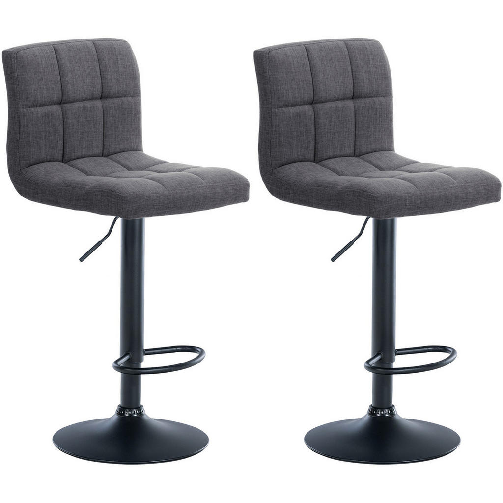 CLP Barhocker, Hellgrau, Metall, 46x94x47 cm, Esszimmer
