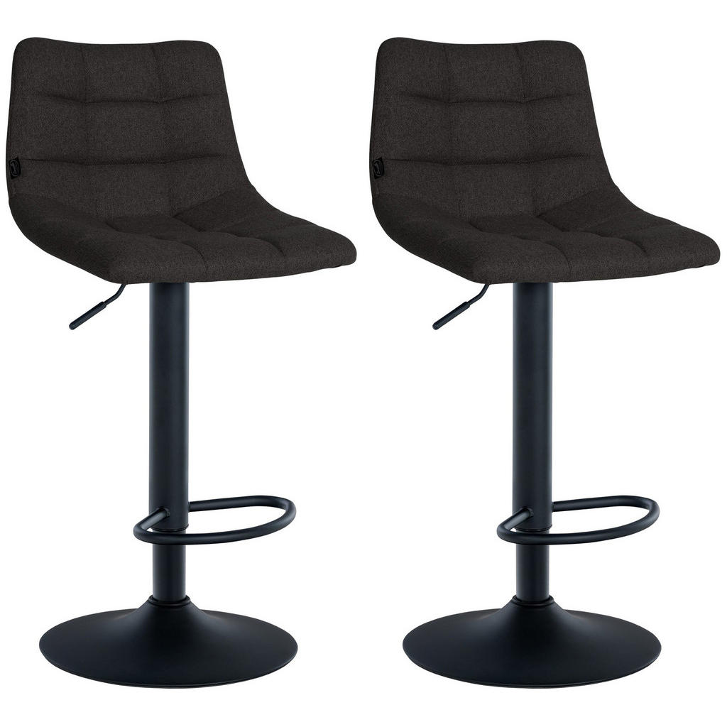 CLP Barhocker, Schwarz, Metall, 43x87x46.5 cm, Esszimme