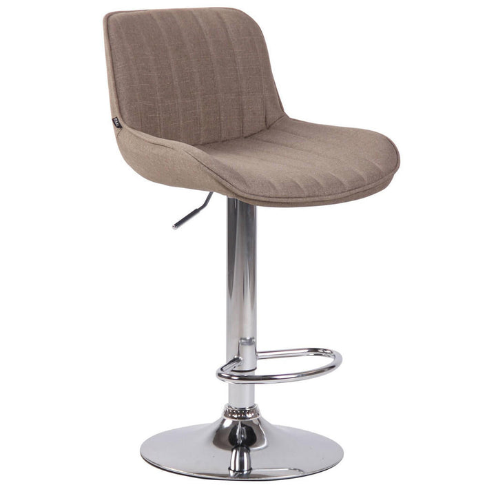 CLP Barhocker, Taupe, Metall, 50x86x50 cm, Esszimmer, B