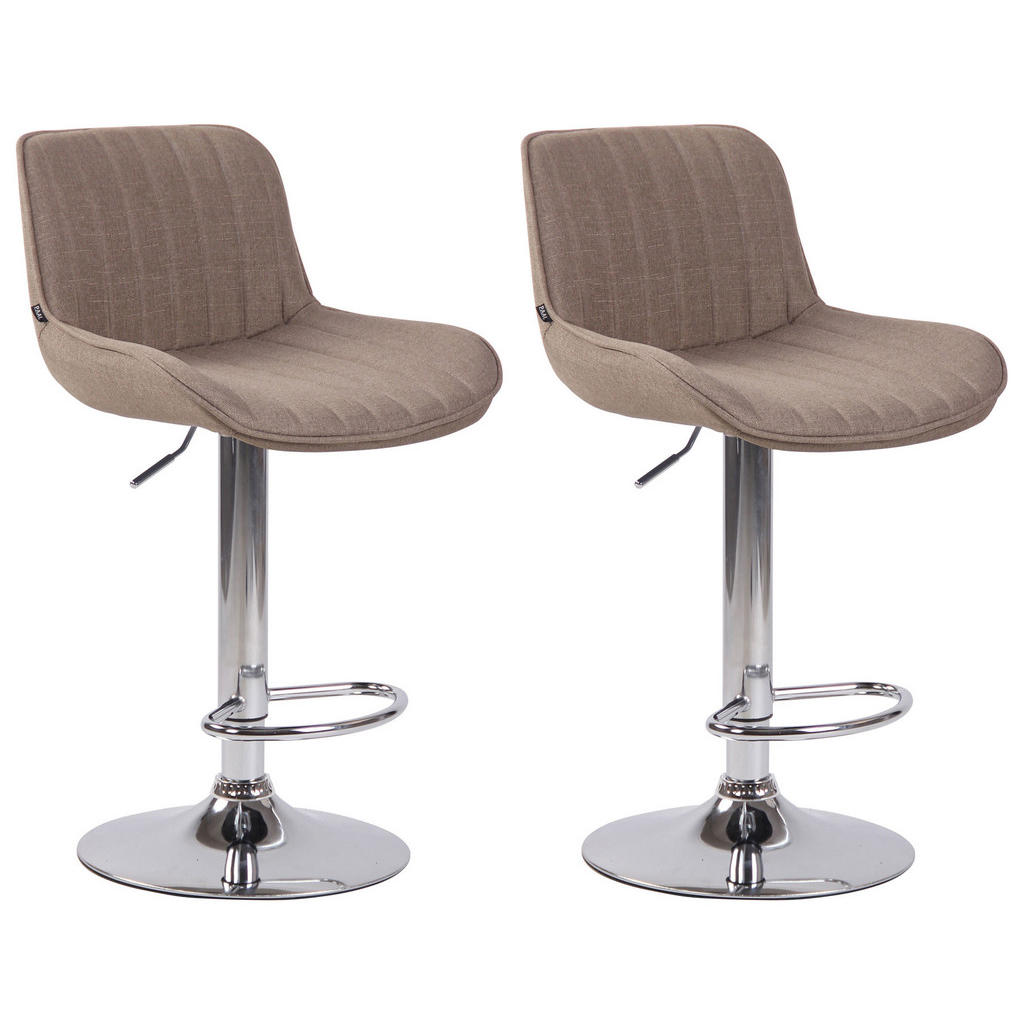 CLP Barhocker, Taupe, Metall, 50x86x50 cm, Esszimmer, B