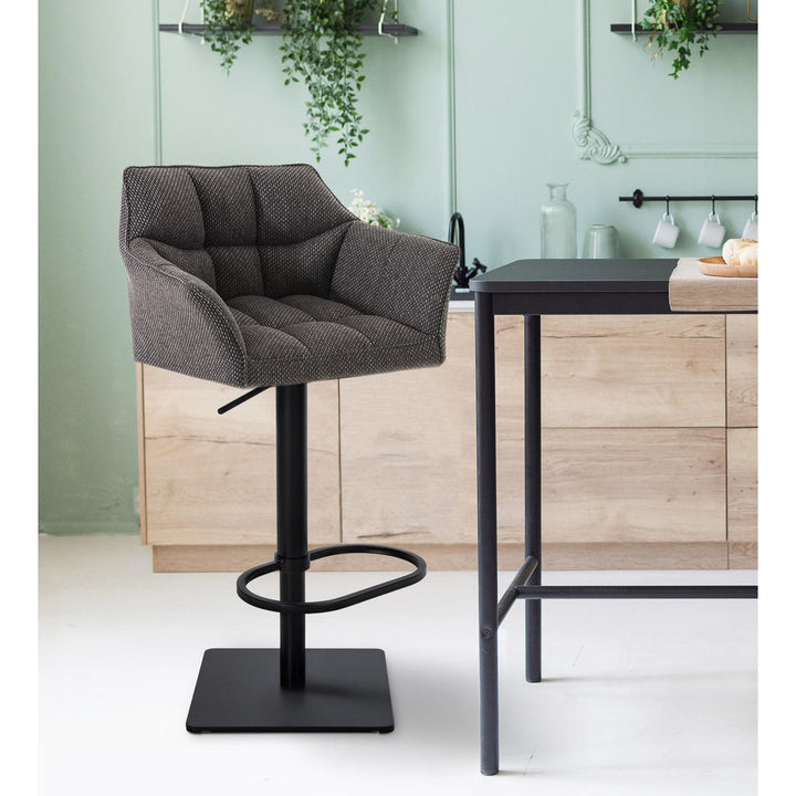 CLP Barhocker, Graubraun, Metall, 64x88x45 cm, Esszimme