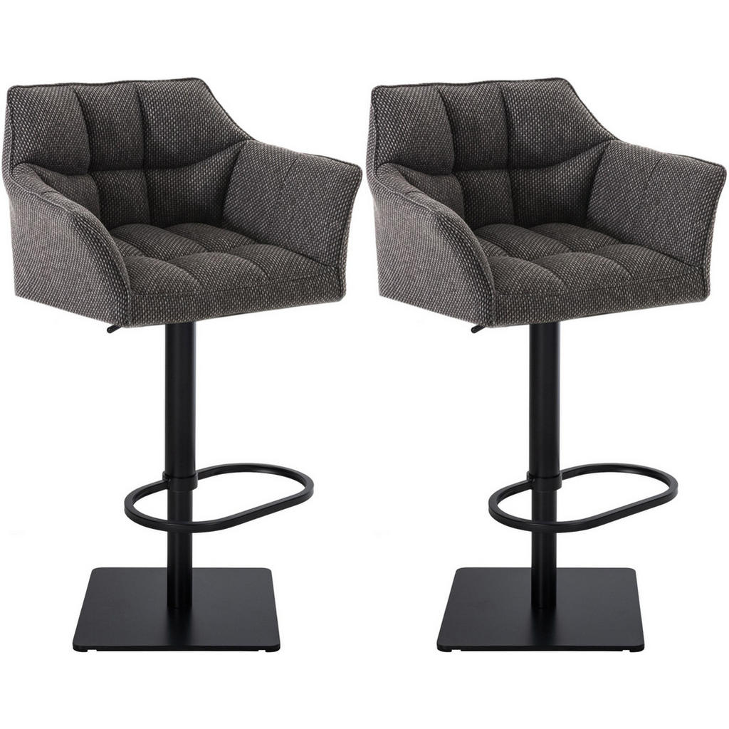 CLP Barhocker, Graubraun, Metall, 64x88x45 cm, Esszimme