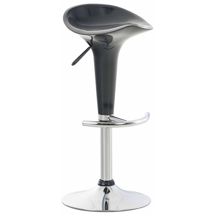 Deluke Barhocker, Grau, Metall, 37x87x37 cm, Esszimmer,