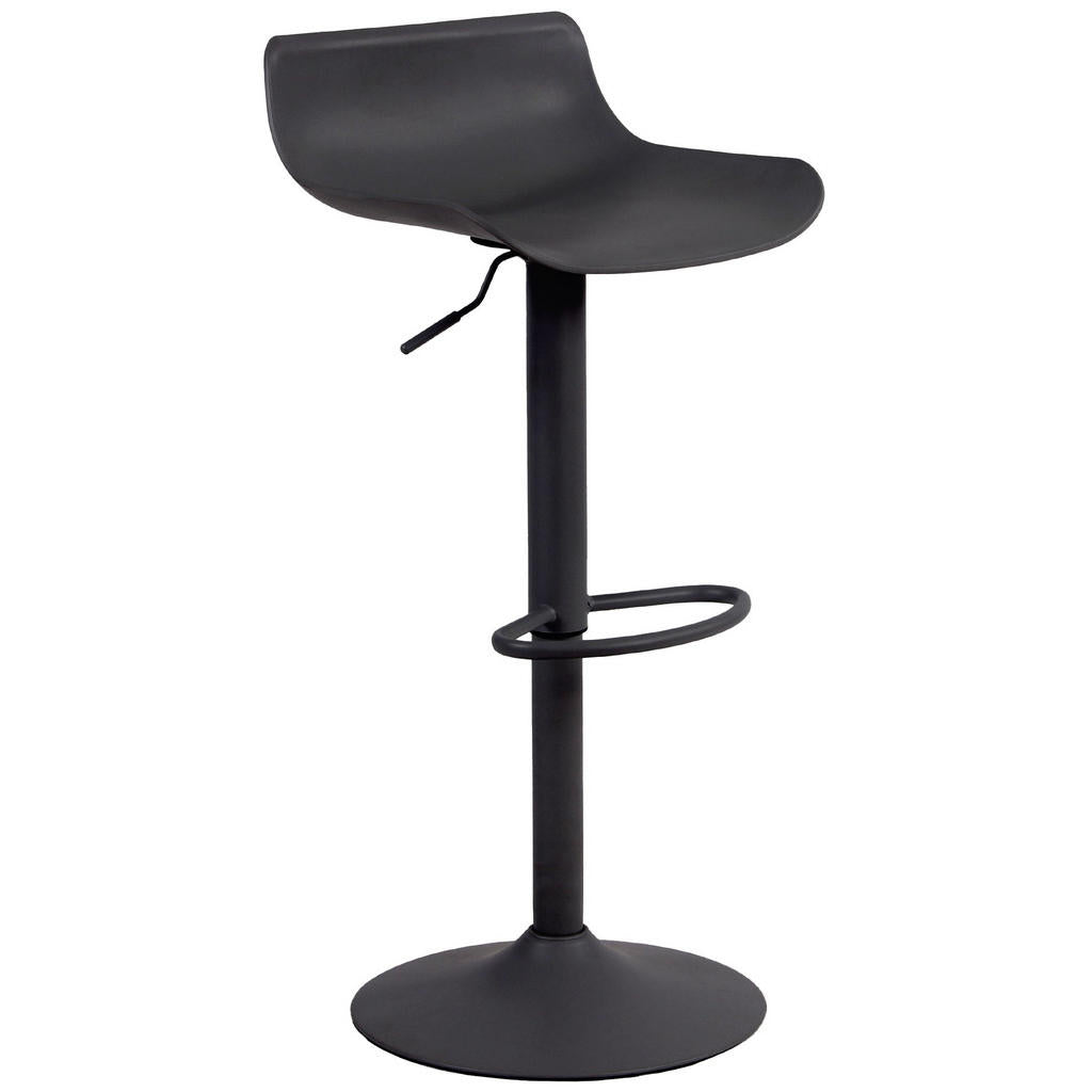 CLP Barhocker, Schwarz, Metall, 43x69x44 cm, Esszimmer,