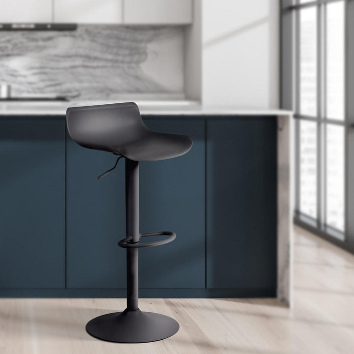 CLP Barhocker, Schwarz, Metall, 43x69x44 cm, Esszimmer,