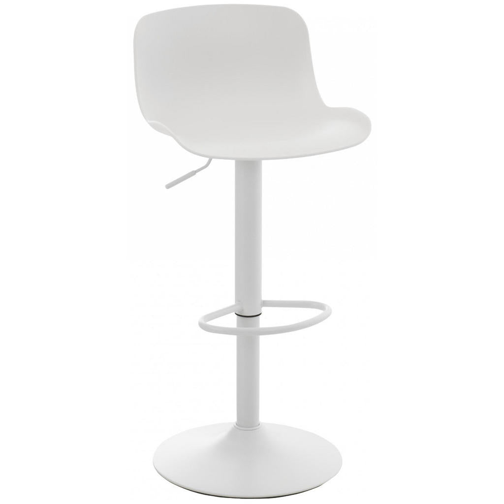 CLP Barhocker, Weiß, Metall, 44x81x44 cm, Esszimmer, Ba