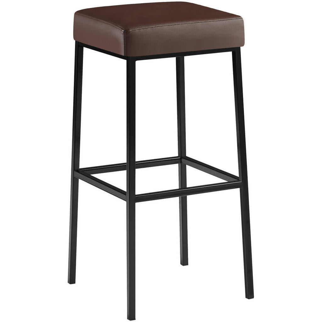 CLP Barhocker, Braun, Metall, 37x83x37 cm, Esszimmer, B