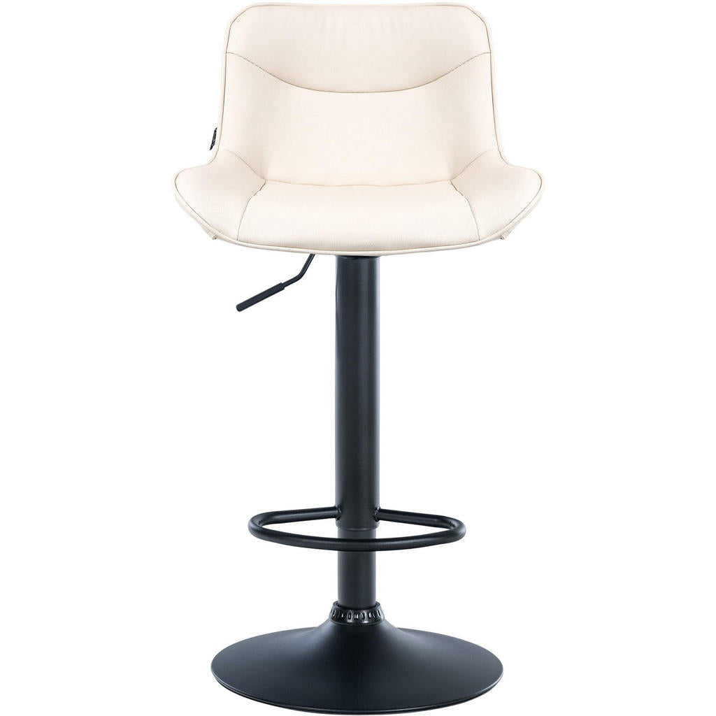 CLP Barhocker, Creme, Metall, 49x85x51 cm, Esszimmer, B