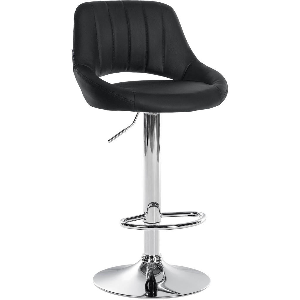 CLP Barhocker, Schwarz, Metall, 47x85x48 cm, Esszimmer,