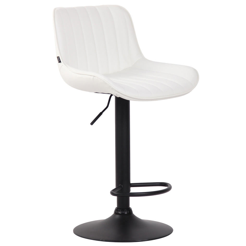 CLP Barhocker, Weiß, Metall, 50x86x50 cm, Esszimmer, Ba