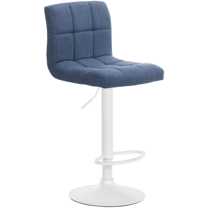 Deluke Barhocker, Blau, Textil, 46x94x47 cm, Esszimmer,
