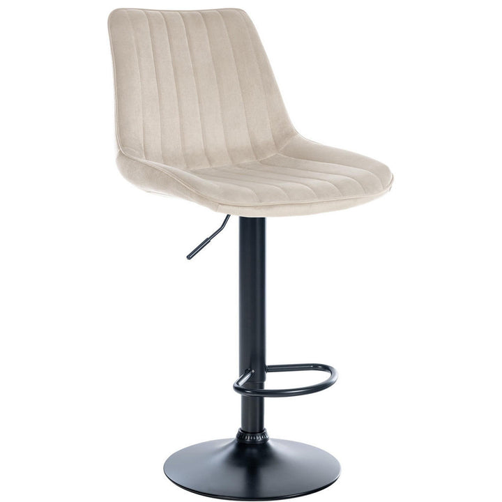 CLP Barhocker, Creme, Metall, 49.5x91x50 cm, Esszimmer,