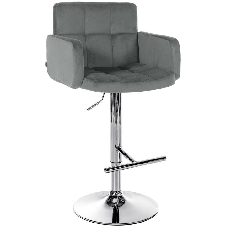 CLP Barhocker, Grau, Metall, 60x93x56 cm, Esszimmer, Ba