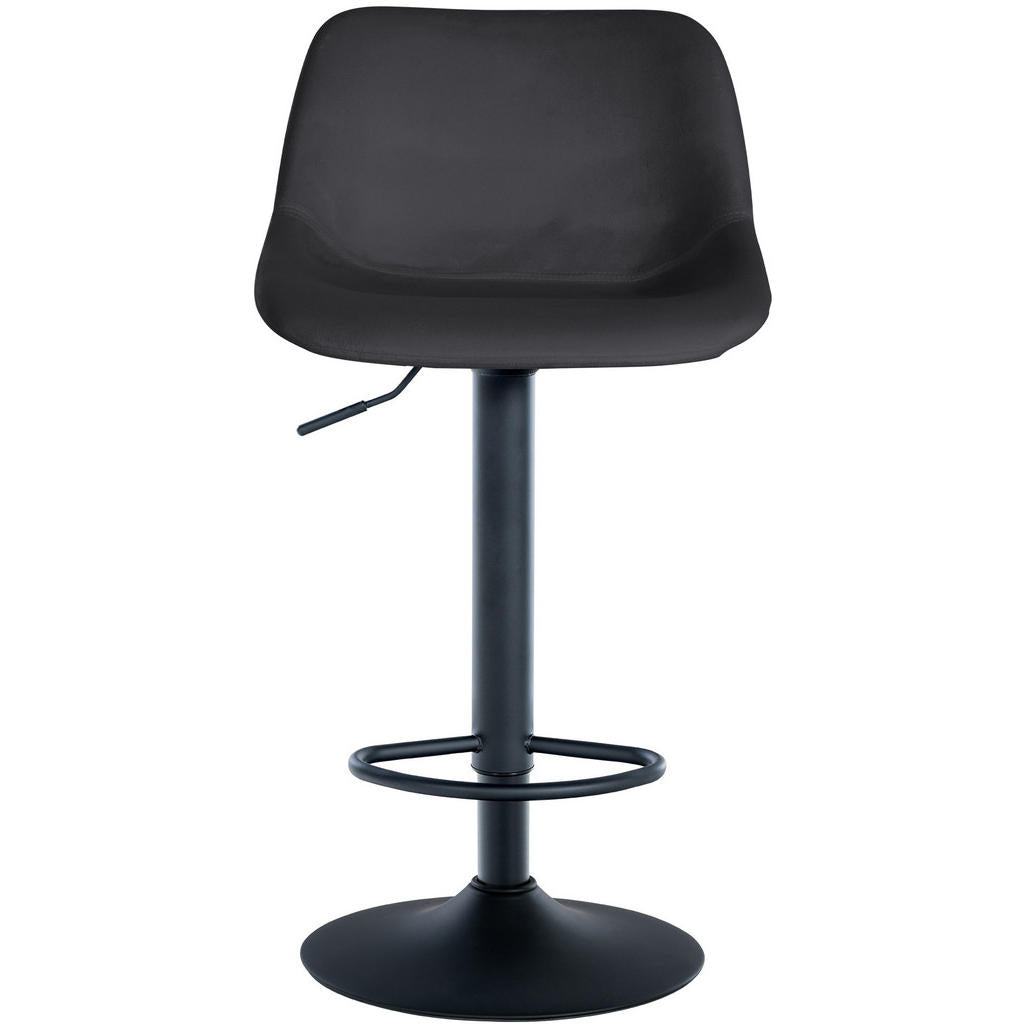 CLP Barhocker, Schwarz, Metall, 43x79x49 cm, Esszimmer,