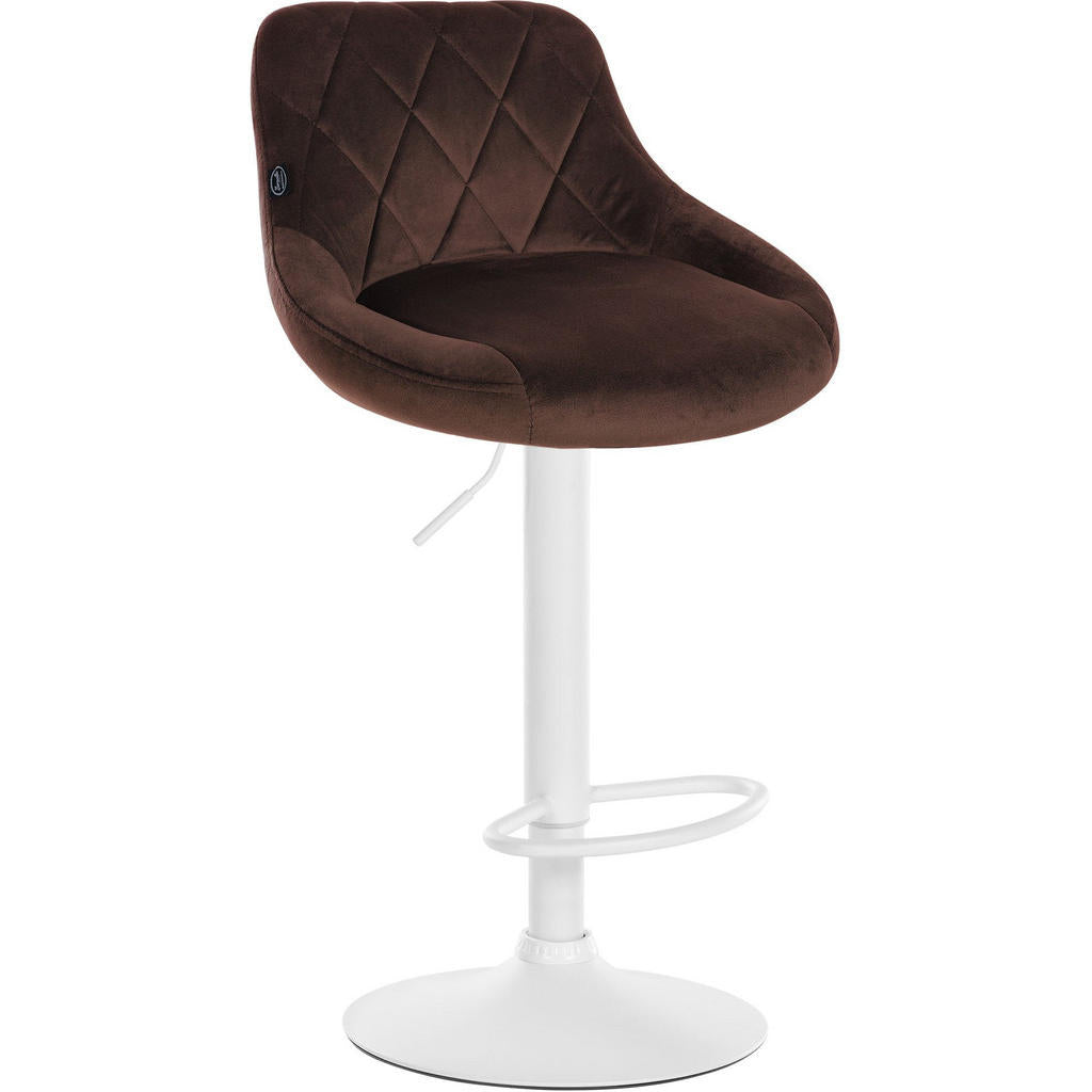 CLP Barhocker, Braun, Metall, 46x83x49 cm, Esszimmer, B