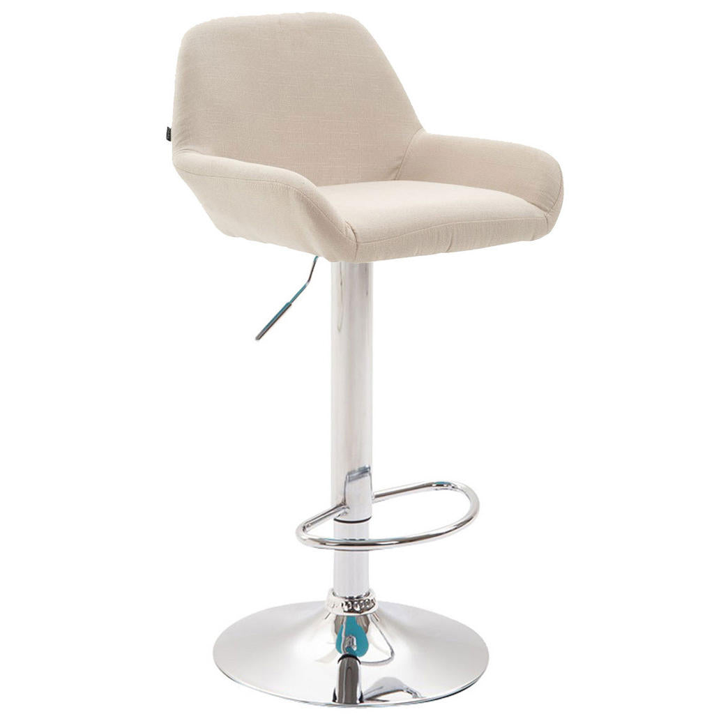 CLP Barhocker, Creme, Metall, 51x89x52 cm, Esszimmer, B