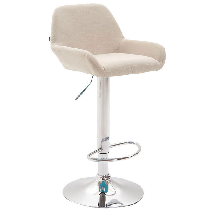 CLP Barhocker, Creme, Metall, 51x89x52 cm, Esszimmer, B