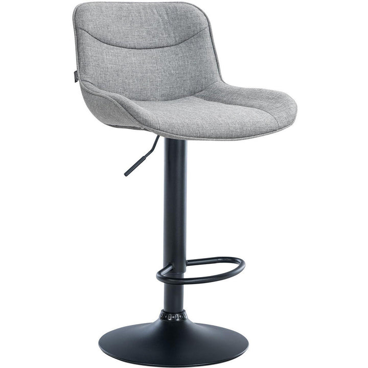 CLP Barhocker, Grau, Metall, 49x85x51 cm, Esszimmer, Ba