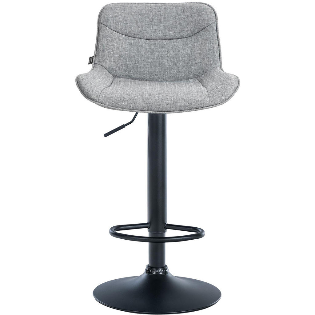 CLP Barhocker, Grau, Metall, 49x85x51 cm, Esszimmer, Ba