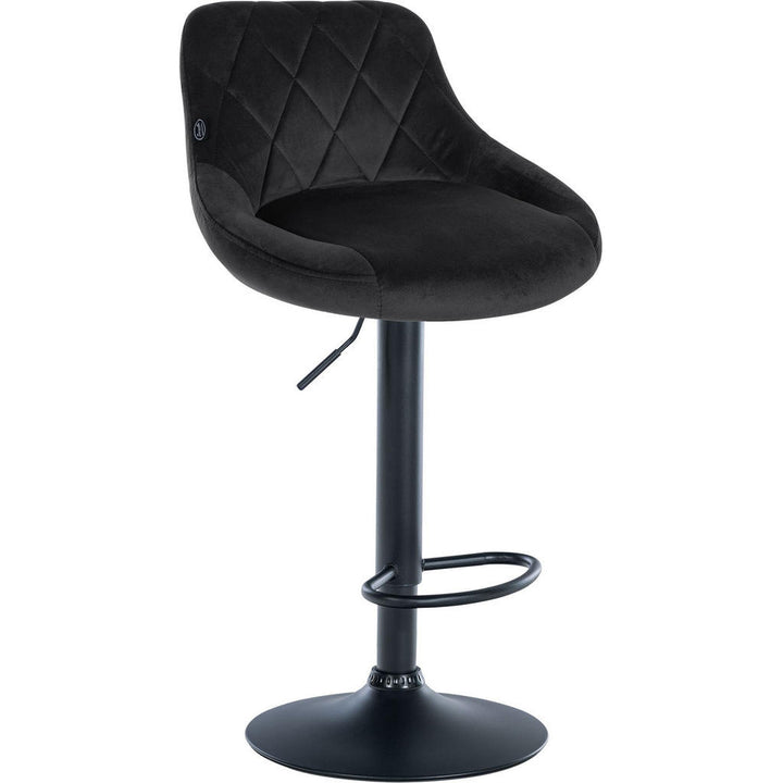 CLP Barhocker, Schwarz, Metall, 46x83x49 cm, Esszimmer,
