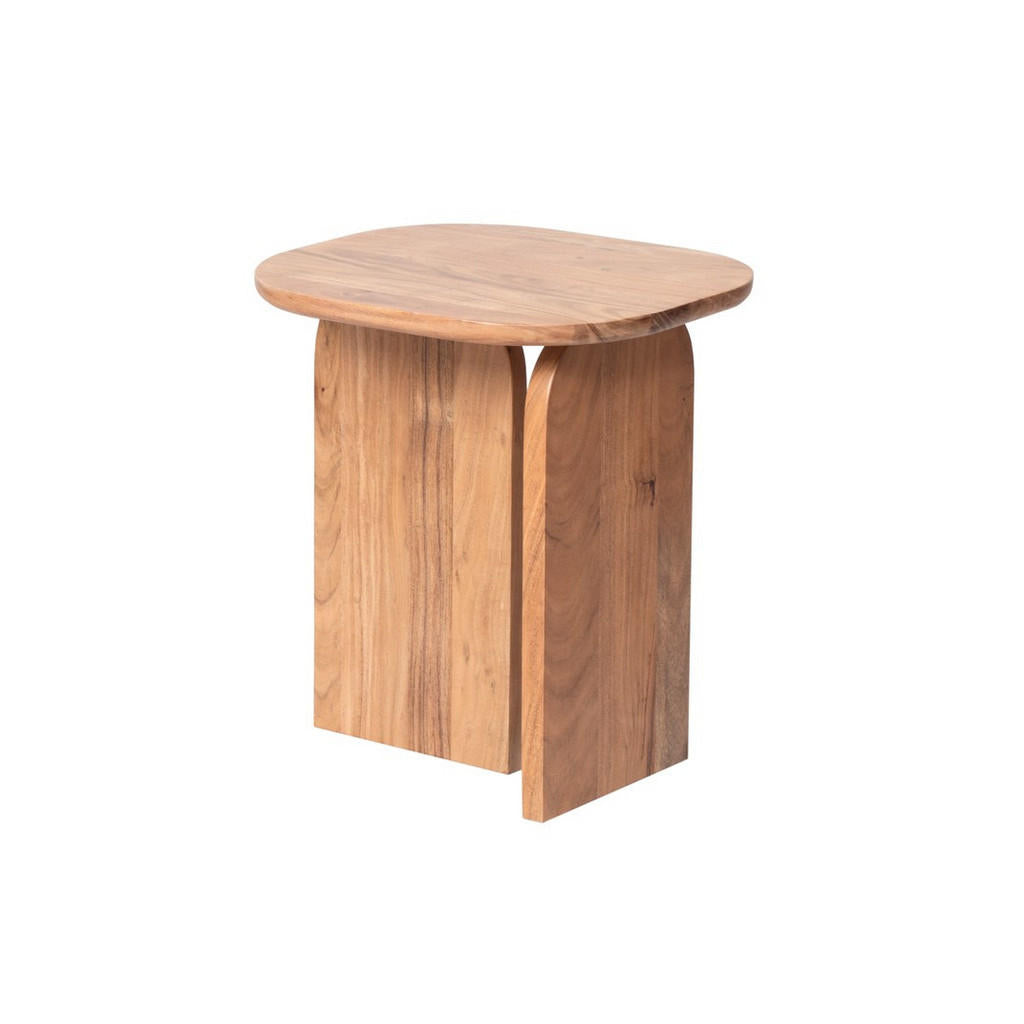 Livetastic Beistelltisch, Natur, Holz, Akazie, vollmass
