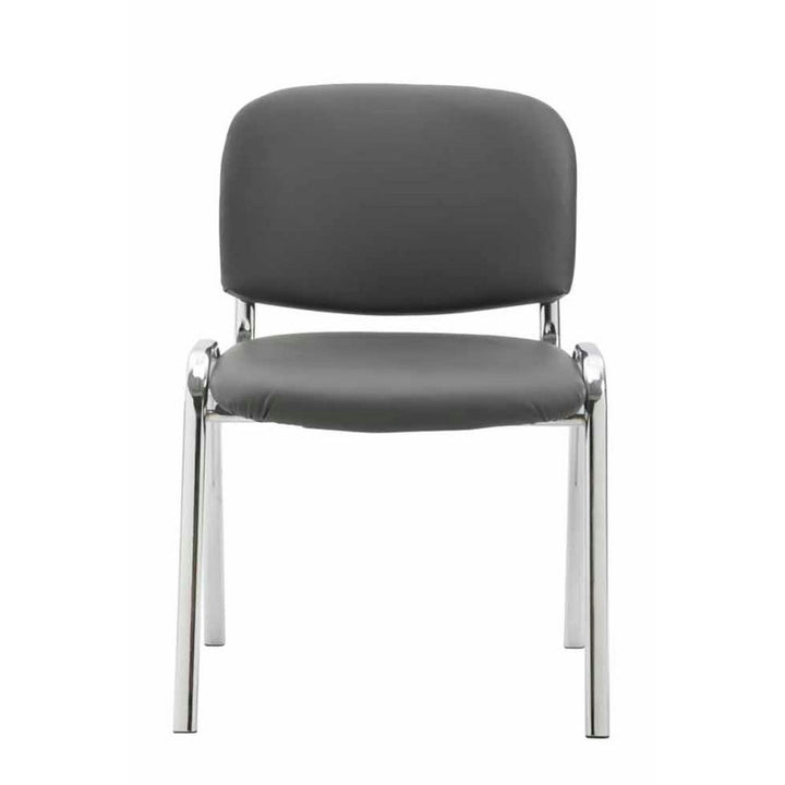 CLP Besucherstuhl, Grau, Metall, 54x79x48 cm, Arbeitszi