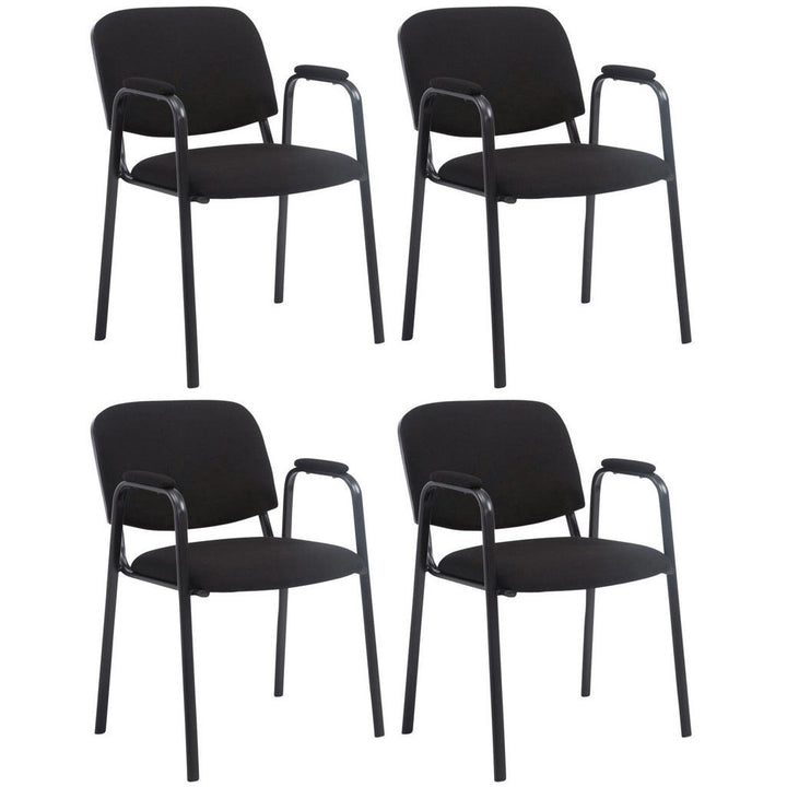 CLP Besucherstuhl, Schwarz, Metall, 53x79x55 cm, Arbeit