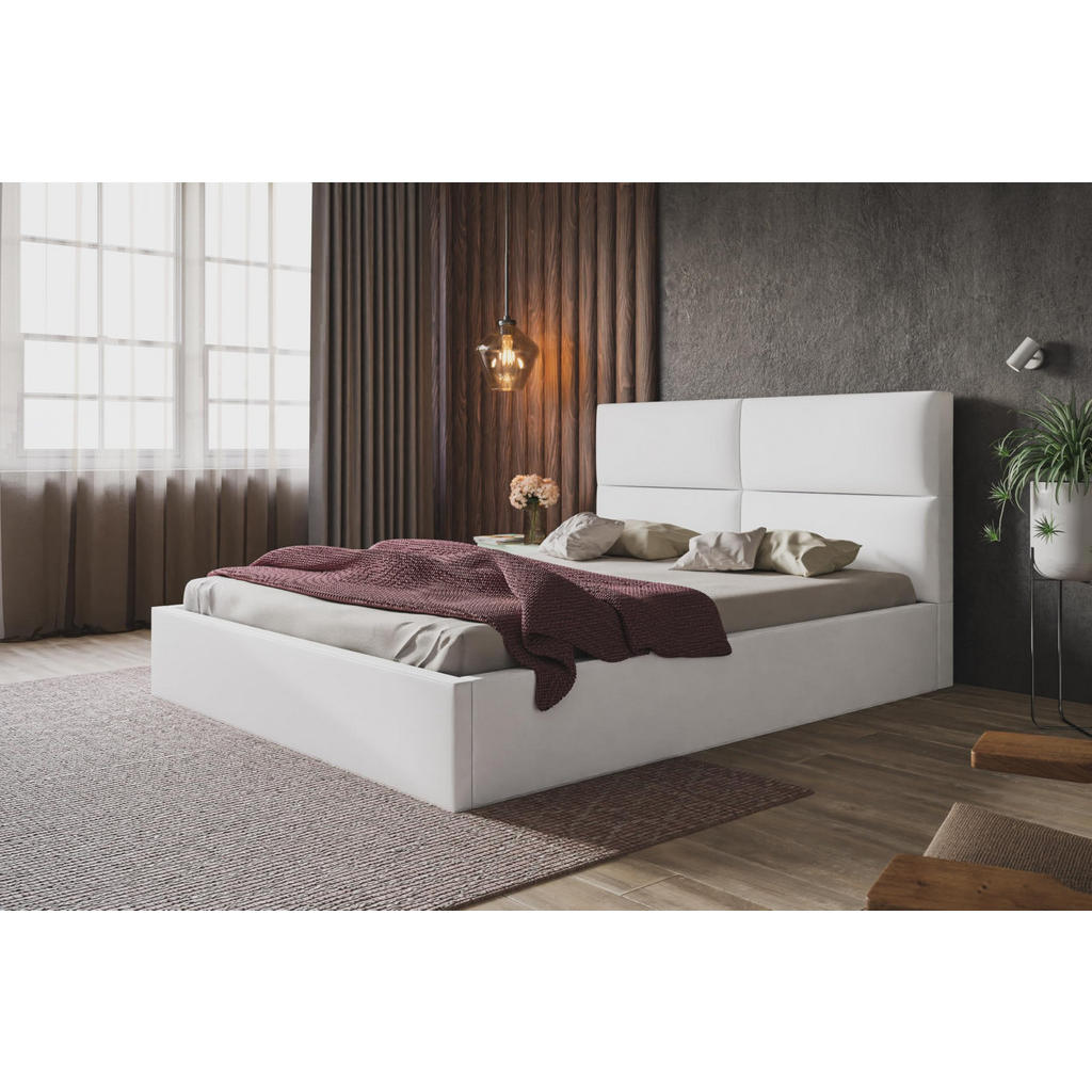 Alpi-Möbel Bett, Weiß, Kunststoff, 160x200 cm, Oeko-Tex