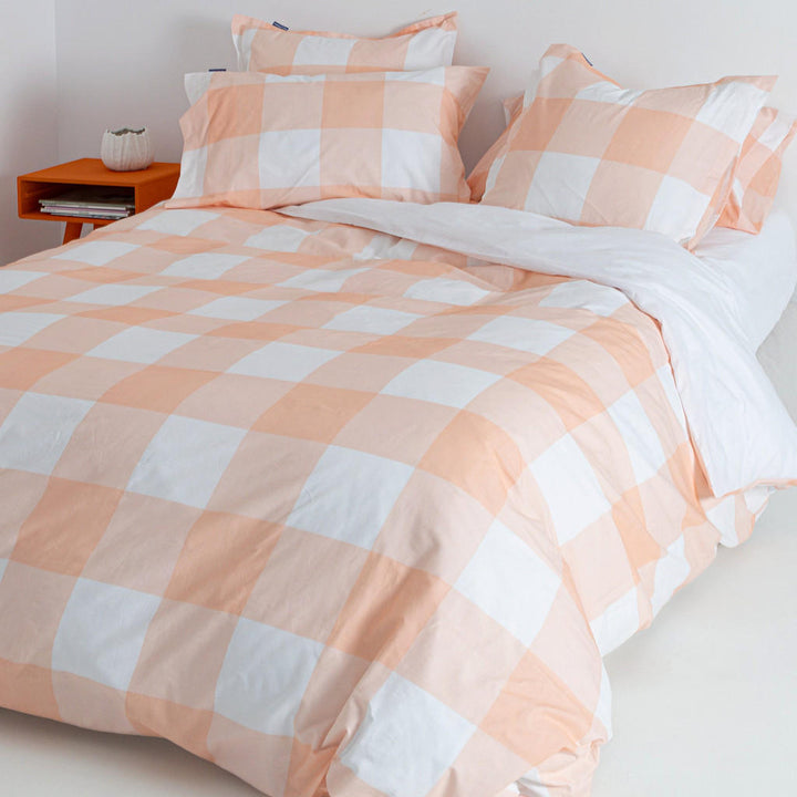 Happy Friday Bettbezug, Orange, Textil, Grafikmuster, 1