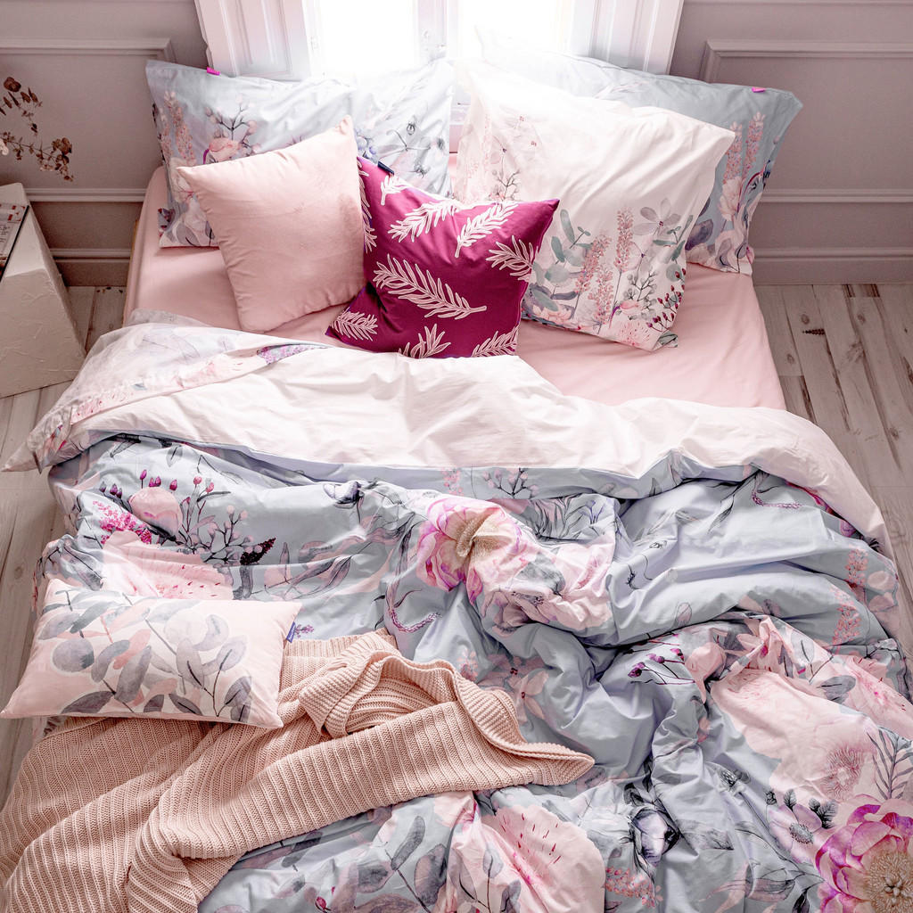 Happy Friday Bettbezug, Mehrfarbig, Textil, Grafikmuste
