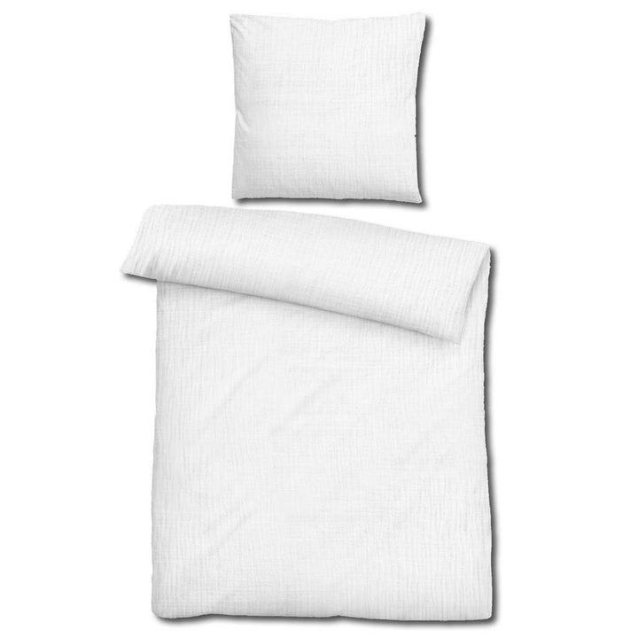 Sleezzz Bettwäsche, Weiß, Textil, 155x220 cm, Schlaftex