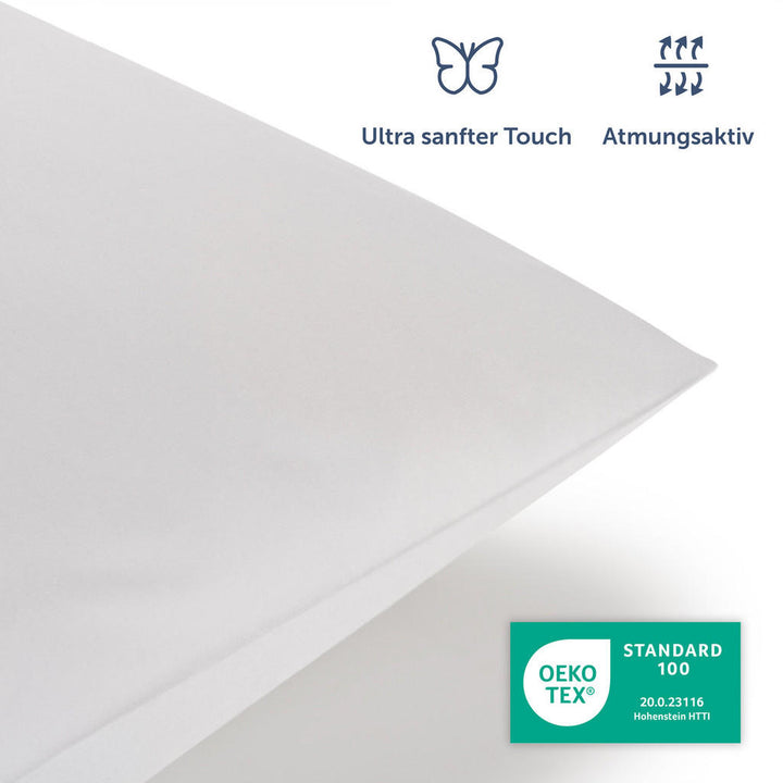 Blumtal Bettwäsche, Hellgrau, Textil, Rechteckig, 240x2