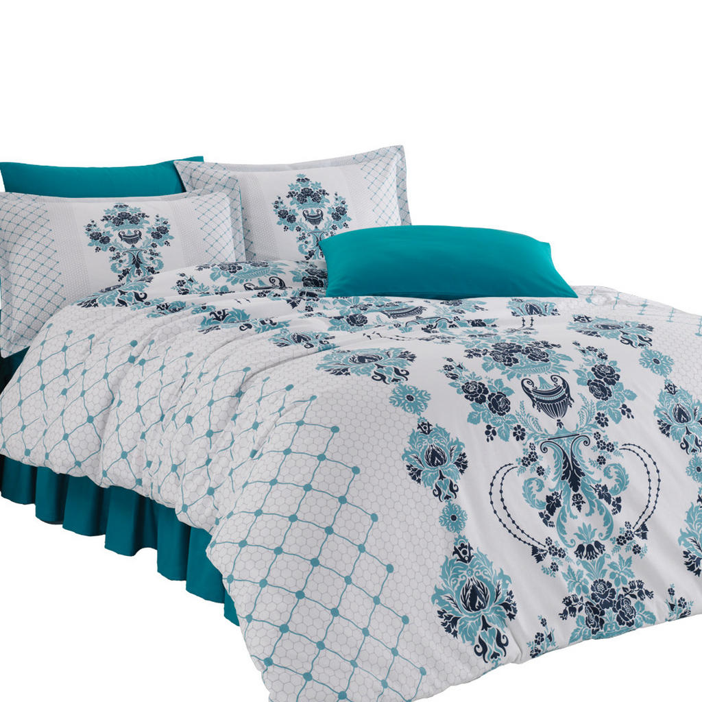 Rolfners Bettwäsche, Blau, Textil, 200x200 cm, Schlafte