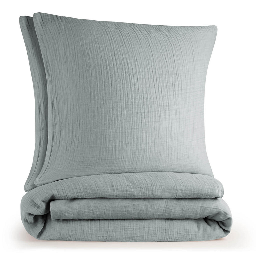 Blumtal Bettwäsche, Blau, Textil, 135x200 cm, Schlaftex