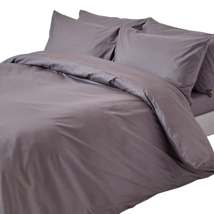 Homescapes Bettwäsche, Dunkelgrau, Textil, Rechteckig,