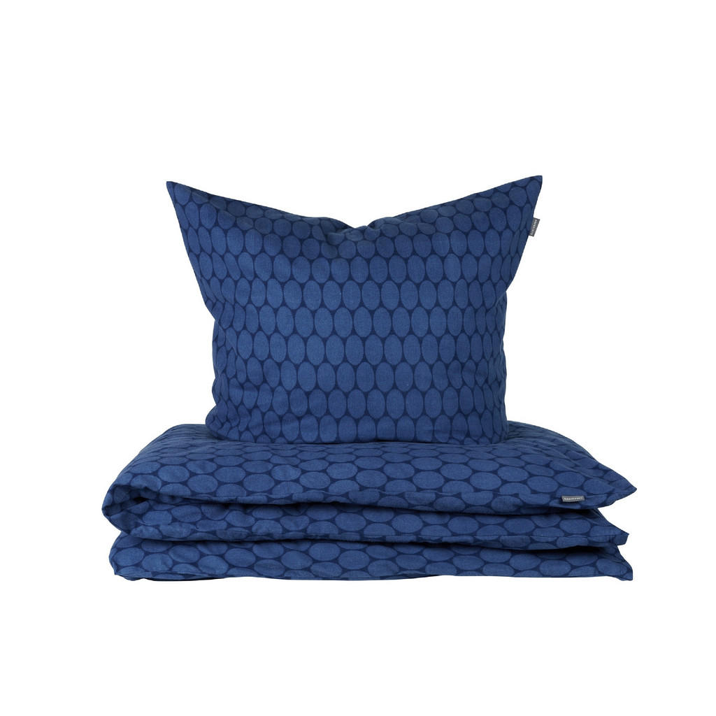 Schiesser Bettwäscheset, Dunkelblau, Textil, 135x200 cm