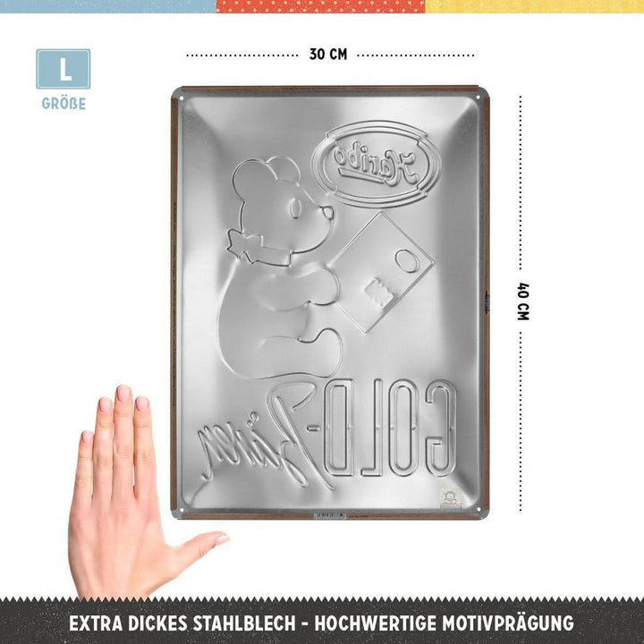 Nostalgic-Art Blechschild, Mehrfarbig, Metall, Rechteck