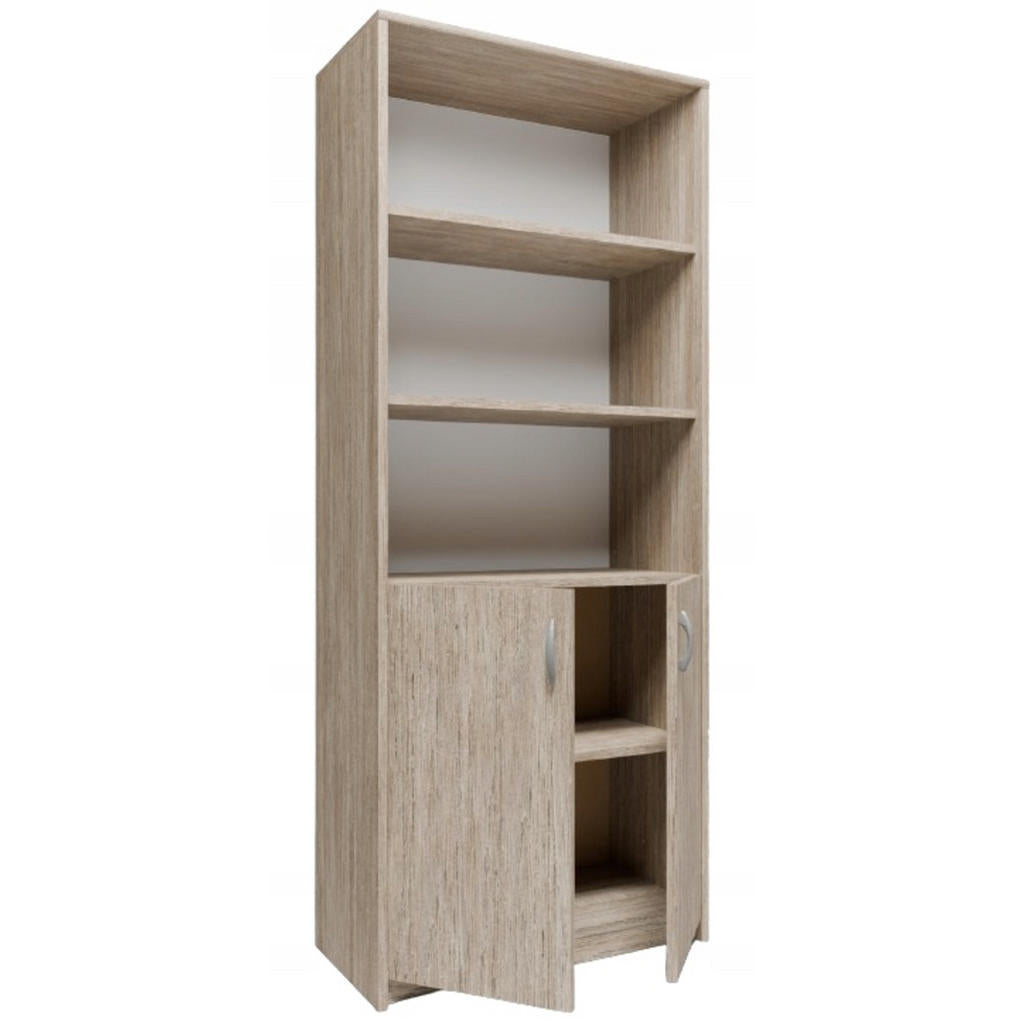 Matkam Möbel Bücherregal, Sonoma Eiche, Holzwerkstoff,