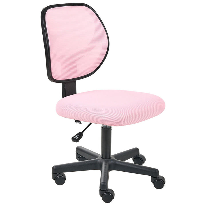Beliani Bürostuhl, Pink, Schwarz, Textil, 52x86x52 cm,