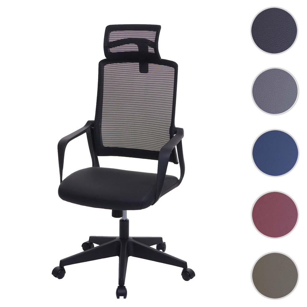 MCW Bürostuhl, Schwarz, Textil, 64x128x66 cm, Arbeitszi