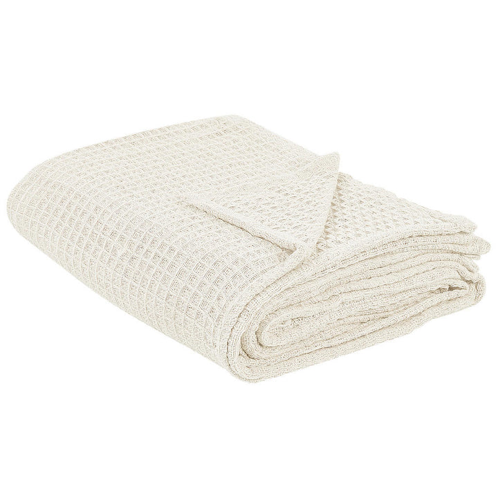 Beliani Decke, Creme, Textil, 220x240 cm, Schlaftextili
