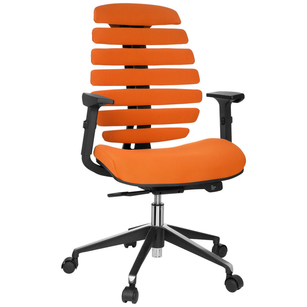 Mid.you Drehstuhl, Orange, Schwarz, Kunststoff, Drehkre